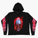 Vlone Skully Red Flame Hoodie Black