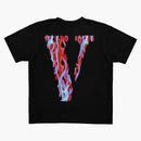 Vlone Skully Red Flame T-shirt Black