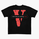 Vlone Text Message T-shirt (with V) Black