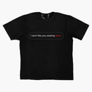 Vlone Text Message T-shirt (with V) Black