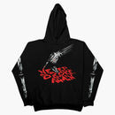 Vlone X Never Broke Again Bones Hoodie Black