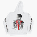 Vlone X Never Broke Again Bones Hoodie White