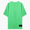 We11done Logo Patch Oversized T-shirt Green