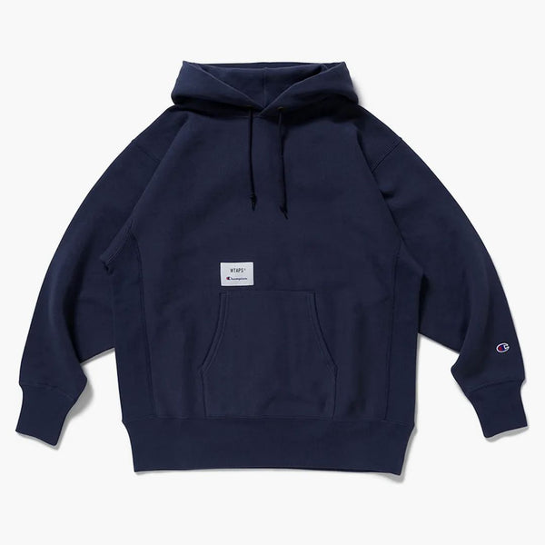 Wtaps X Champion Reverse Weave (r) Hooded Sweatshirt Navy