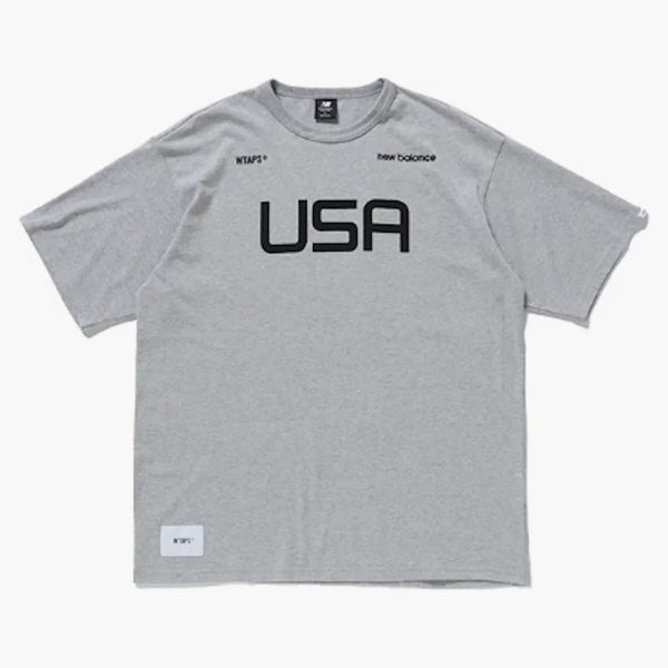 Wtaps X New Balance Academy S/s T-shirt Heather Grey