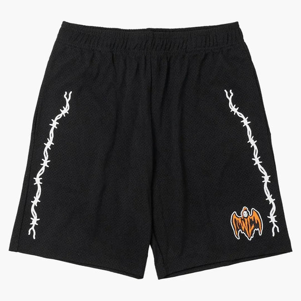 Warren Lotas Bat Reaper Mesh Shorts Black