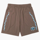 Warren Lotas Bat Reaper Mesh Shorts Brown