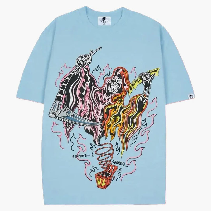 Warren Lotas Carolina Reaper Tee Baby Blue