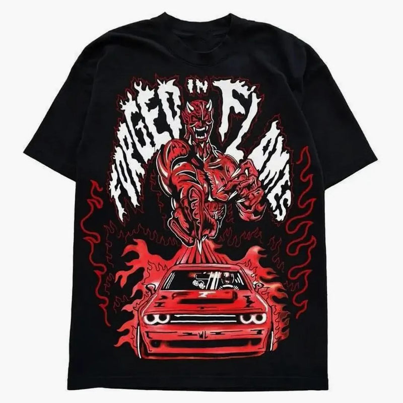 Warren Lotas Dodge Forged In The Flames Tee Black