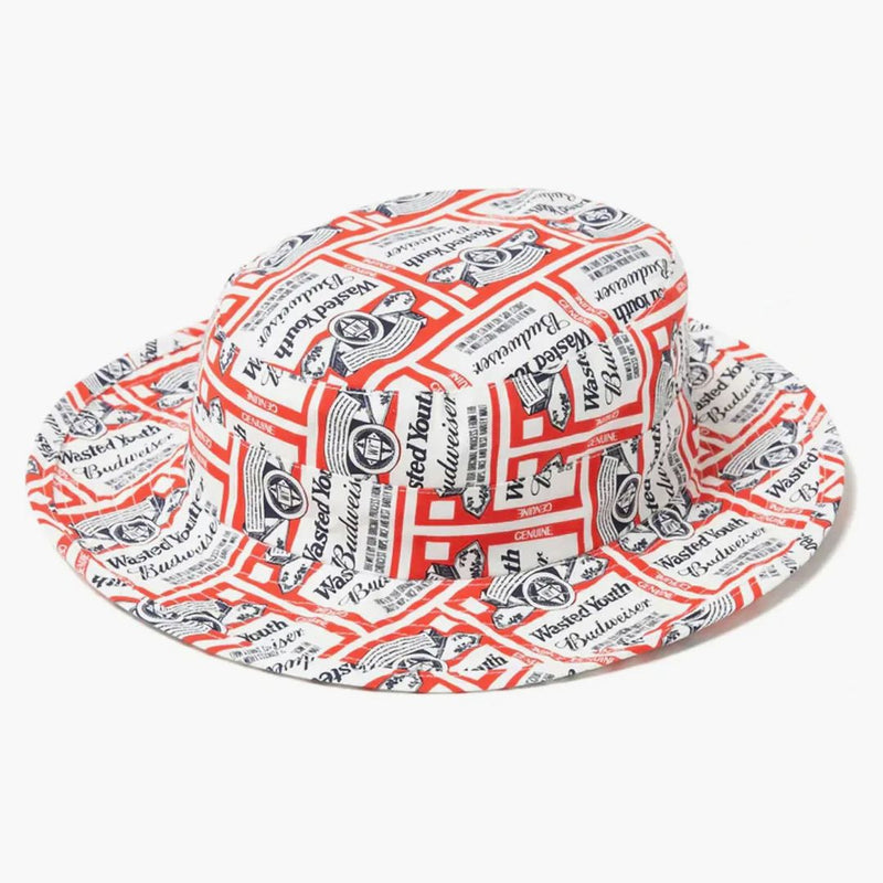 Bortkastad ungdom x Budweiser hink har vit röd
