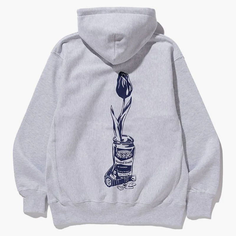 Wasted Youth X Casio G-shock Hoodie Grey