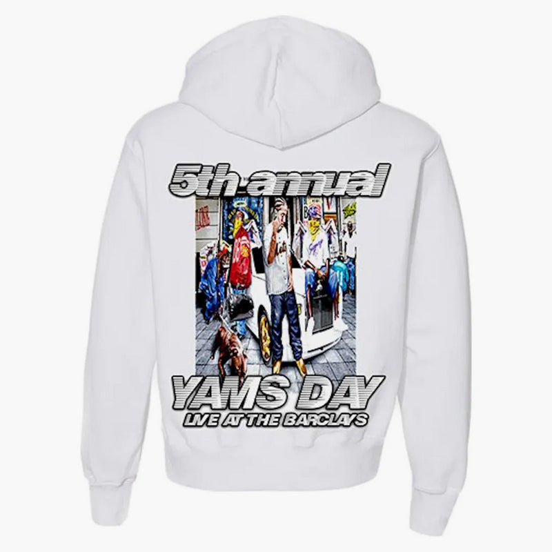 Yams Day Nyc Hoodie White