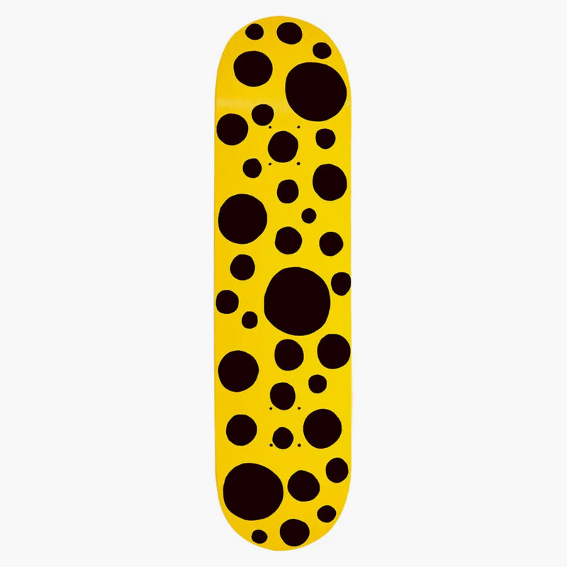 Yayoi Kusama Black Dots Skateboard Deck Duże kropki