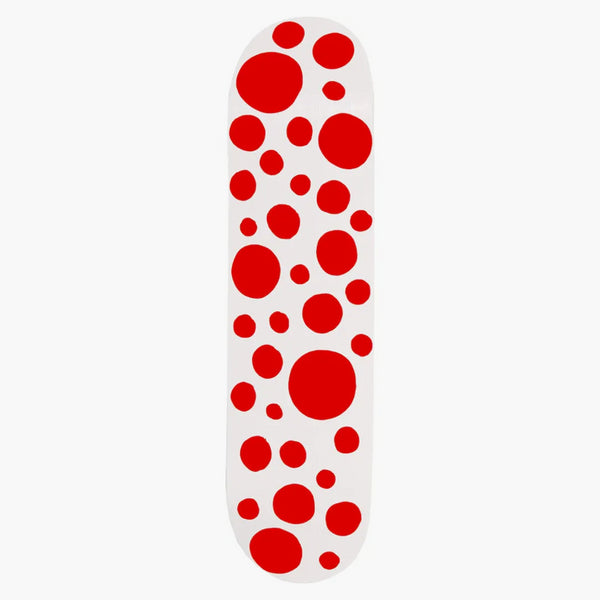 Yayoi Kusama Red Dots Skateboard Deck Duże kropki