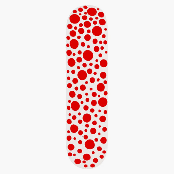 Yayoi Kusama Red Dots Skateboard Deck Małe kropki