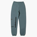 Yeezy Calabasas haftowane francuskie frotte spodnie szpital Blue