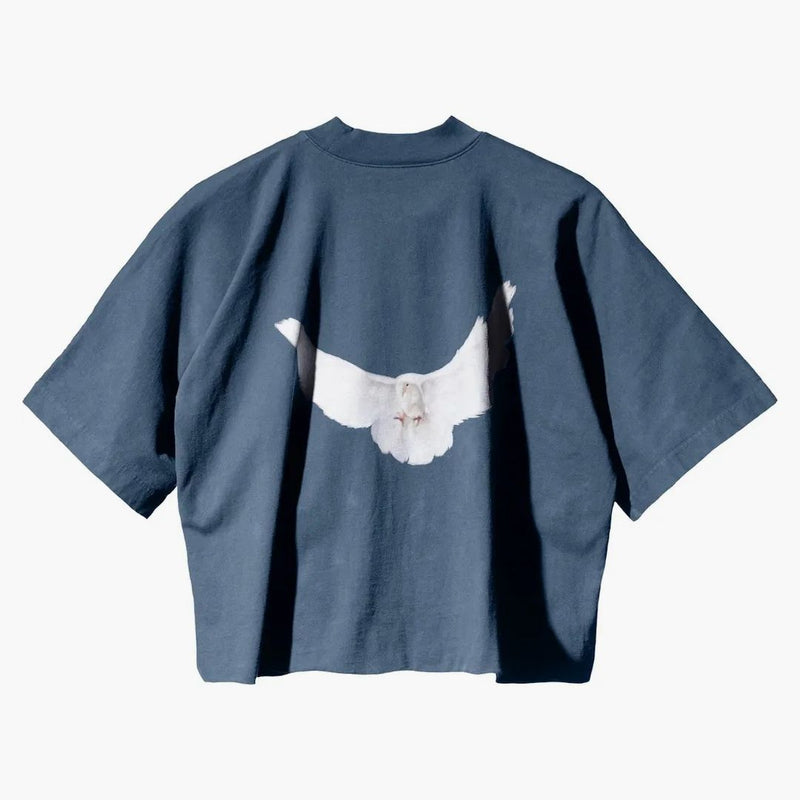 Yeezy Gap Dove No Seam Tee Dark Blue