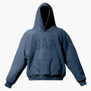Yeezy Gap Dove Shrunken Hoodie Dark Blue