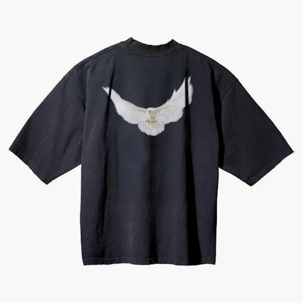 Yeezy Gap Engineered By Balenciaga Dove 3/4 Sleeve Tee Black