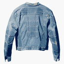 Yeezy Gap Engineered By Balenciaga Padded Denim Jacket Blue
