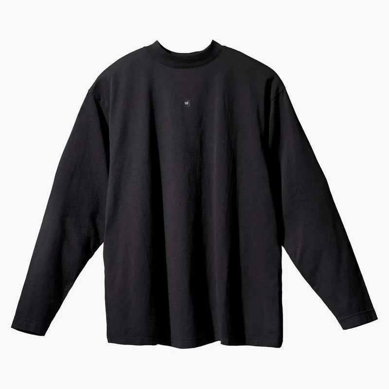 Logo Yeezy Gap Longsleeve Tea Black