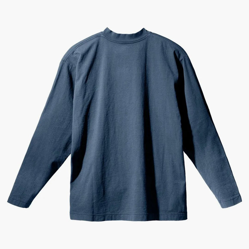Yeezy Gap Logo Longsleeve Tee Dark Blue