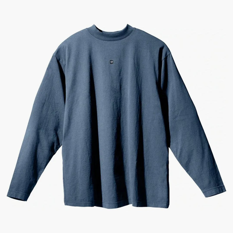 Yeezy Gap Logo Longsleeve Tee Dark Blue