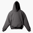 Yeezy Gap Logo encogido sudadera gris oscuro