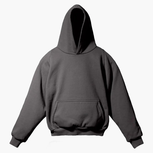 Yeezy Gap Logo Shrunken Hoodie Dark Gray