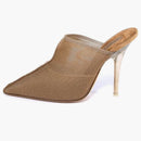 Yeezy Mule Bump Knit 110 mm Taupe temporada 6