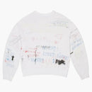 Yeezy Scribble Hand Drawn Crewneck Arctic