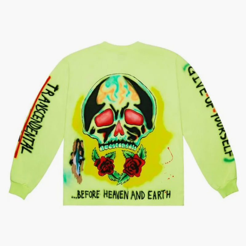 Yeezy Wes Lang Skeleton L/s Tee Frozen Yellow