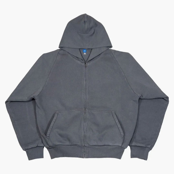 Yeezy X Gap Unreleased Zip Sweatshirt Hoodie Dark Gray