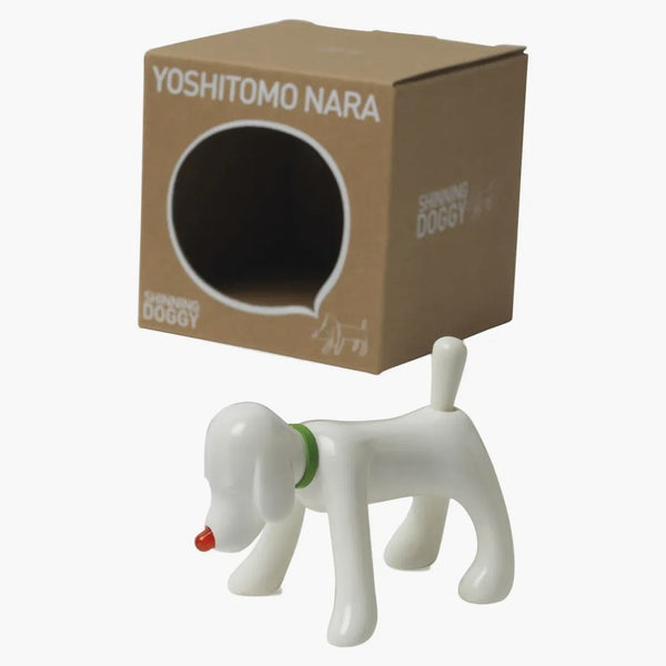 Yoshitomo Nara Life Is Only One Shinning Dog Figure White
