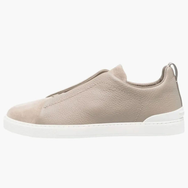 Zegna Deerskin Triple Stitch Beige