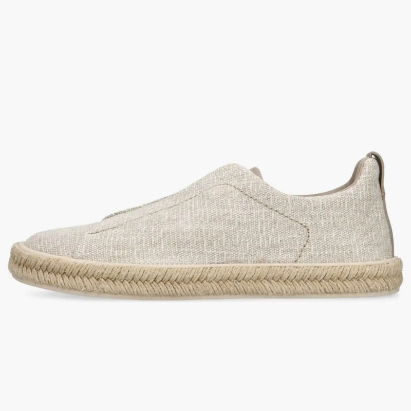 Zegna Triple Stitch Espadrilles Beige