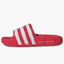 Adidas Adilette 22 Slides Better Scarlet Cloud White