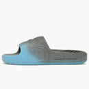 Adidas adilette 22 toboganes grises semi azul ráfage mel nore negro