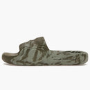 Adidas Adilette 22 Slides Olive Strata Silver Green