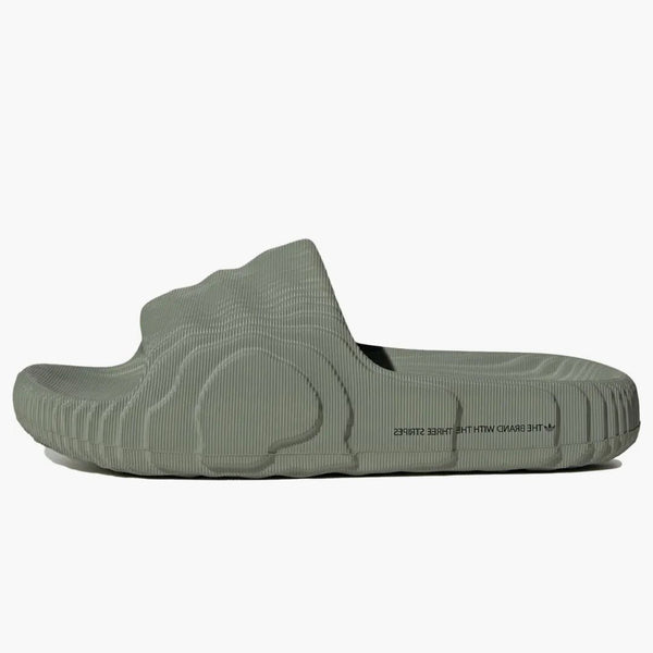 Adidas Adilette 22 Slides Silver Green (Women's)