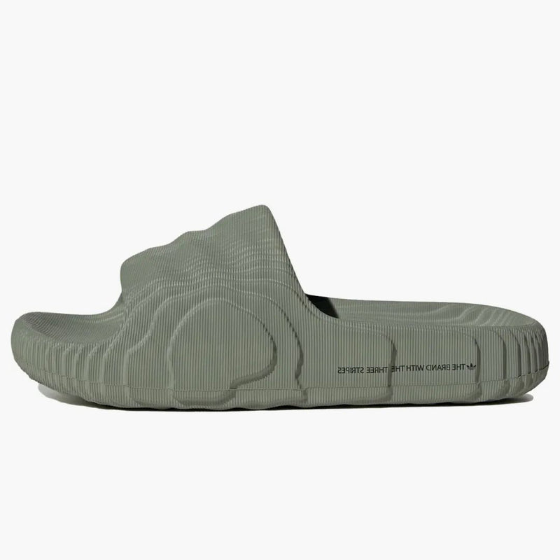 Adidas Adilette 22 Slides Silver Green (Women's)