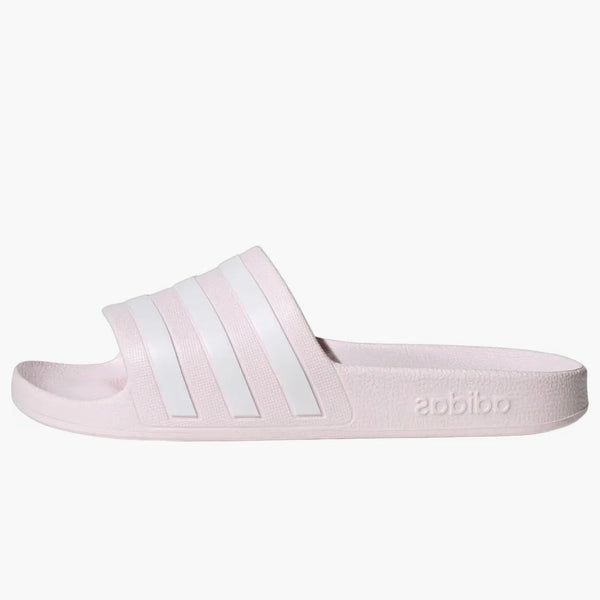 Adidas Adilette Aqua Slides Almost Pink Cloud White