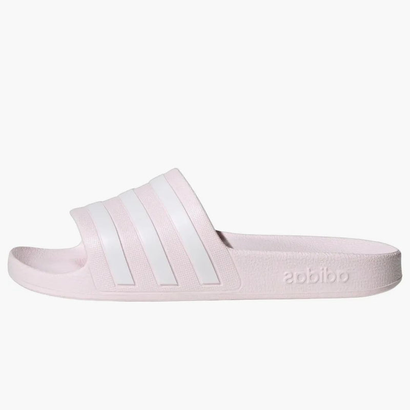 Adidas Adilette Aqua Slides Almost Pink Cloud White
