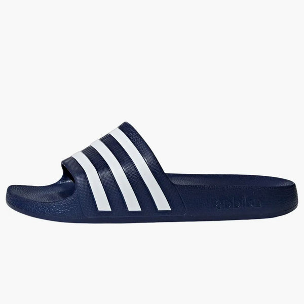 Adidas adilette aqua alunecă alb albastru închis alb