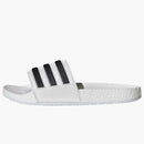 Adidas Adilette Boost Slides White Black Stripes