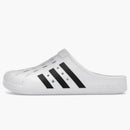 Adidas adilette clog vit svart