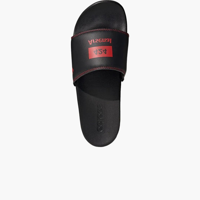Slide di comfort adidas adilette 424 Arsenal FC Black Scarlet