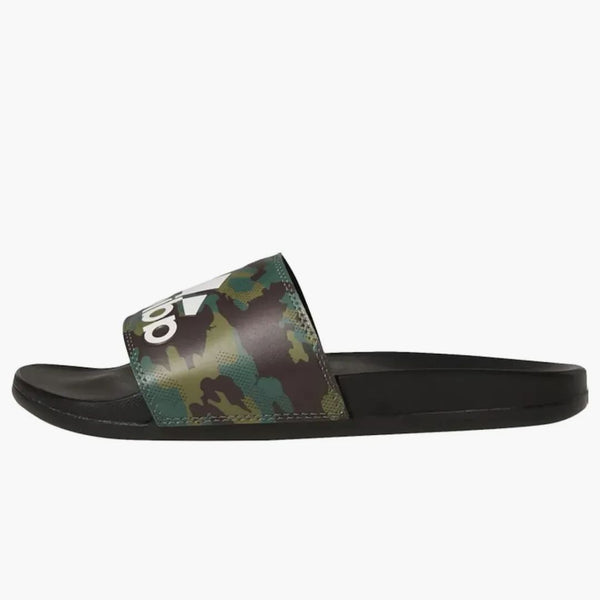 Adidas Adilette Comfort Slides camo jádro černé cloud bílé