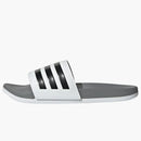Adidas Adilette Comfort Slides Cloud White Core Black Grey Three