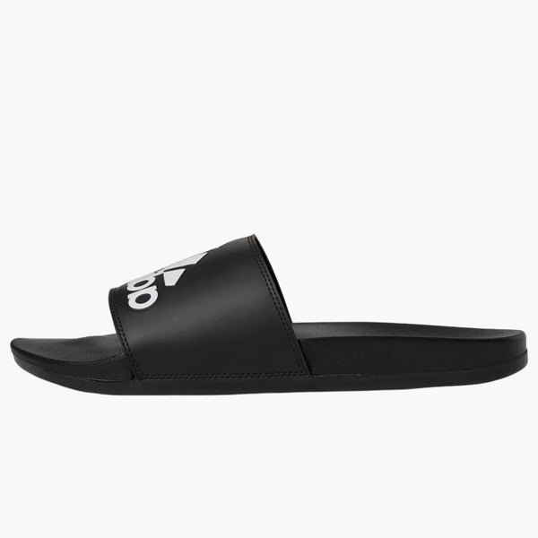 Adidas adilette Comfort Slides Core Black Cloud White Logo